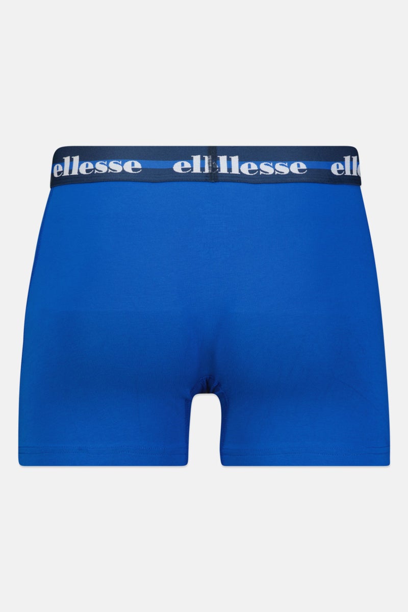 Ellesse Men 3 Pack Brand Logo Trunks, Multicolor - Image 2