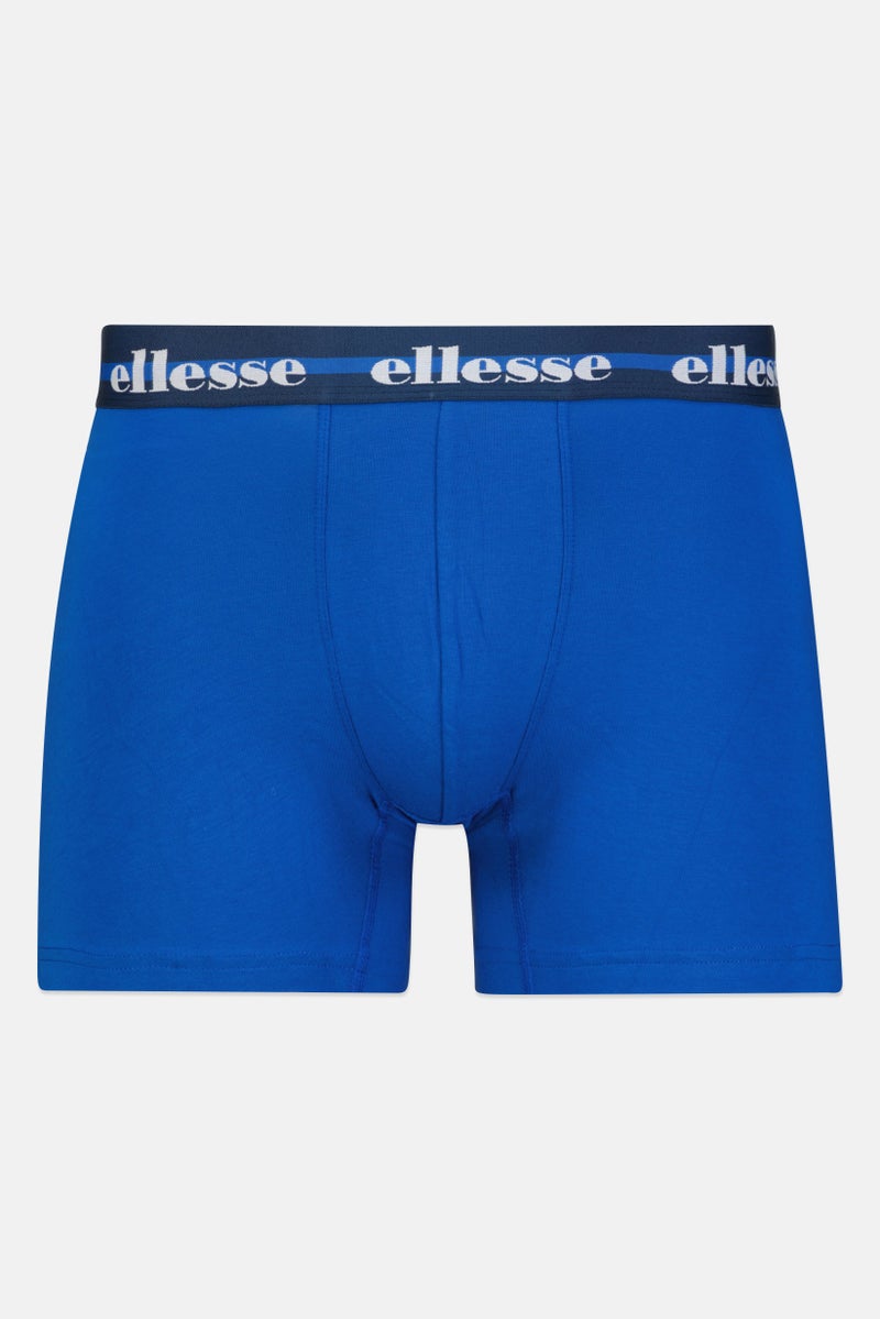 Ellesse Men 3 Pack Brand Logo Trunks, Multicolor - Image 5