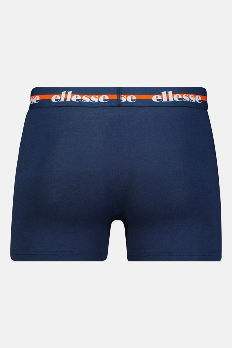 Ellesse Men 3 Pack Brand Logo Trunks, Multicolor - Image 4