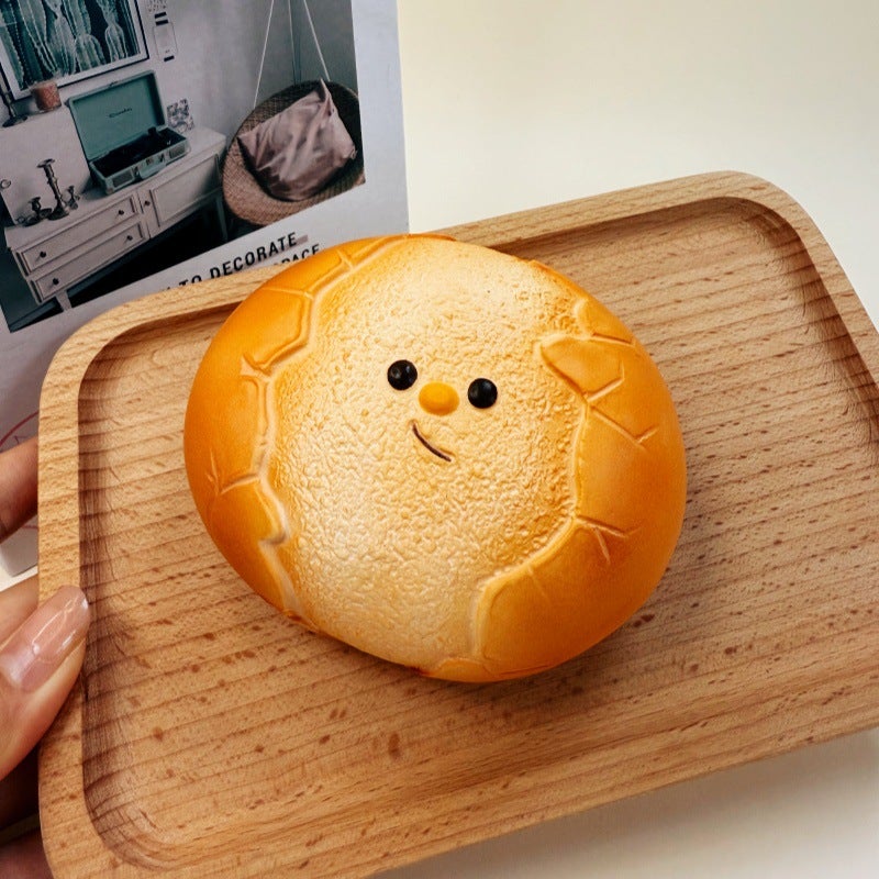 Slow Rebound Lamb Bread Squishy Toy, Bear Bread Soft Texture Stress Relief Toy, Photo Prop, Creative Food Toy - Image 1