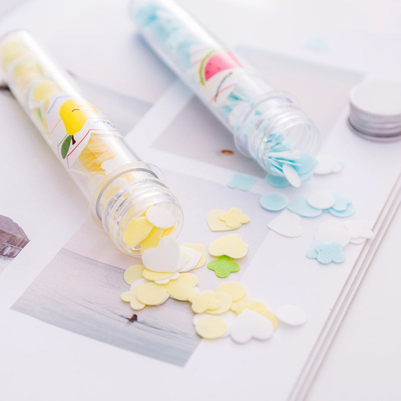Travel Portable Disposable Soap Flakes with Storage Box Soap Papers Scented Foaming Mini Paper Soap Hand Washing Cleaning Supplies - Image 3
