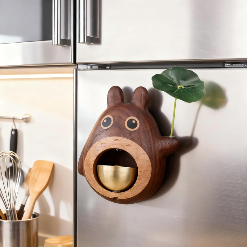 Thavgaf bell for door opening,shopkeepers bell for door opening Traditional Shopkeeper's Door Chime for Home, Office, Cafe & Store Opening (Walnut) - Image 1