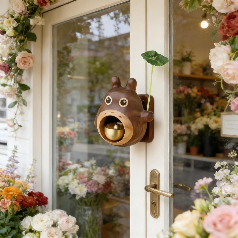 Thavgaf bell for door opening,shopkeepers bell for door opening Traditional Shopkeeper's Door Chime for Home, Office, Cafe & Store Opening (Walnut) - Image 4