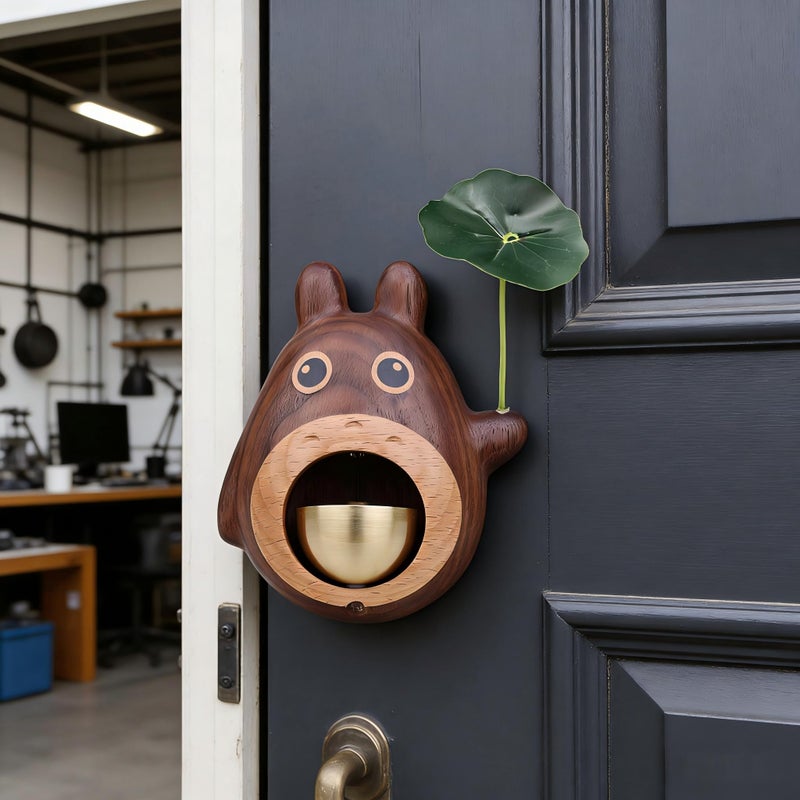 Thavgaf bell for door opening,shopkeepers bell for door opening Traditional Shopkeeper's Door Chime for Home, Office, Cafe & Store Opening (Walnut) - Image 2
