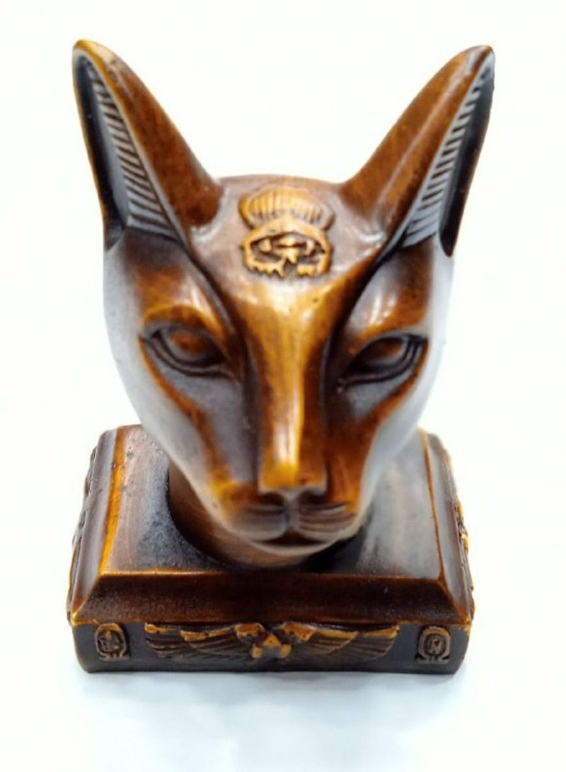 statue of Egyptian goddess cat Bastet head