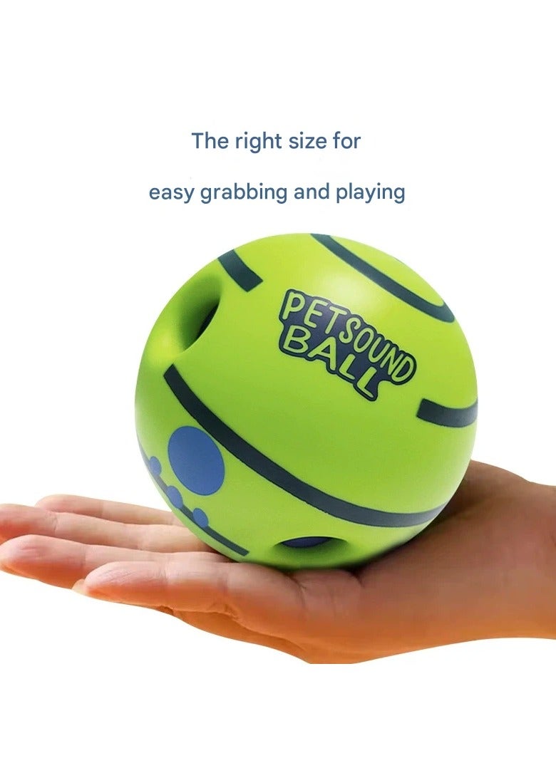 Goolsky Indestructible Sound-Making Dog Toy Ball – Self-Entertaining Boredom-Relieving Teeth-Grinding Training Gadget - Image 2