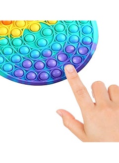 NQOOH Pop It Bag for Girls Rainbow Colors Sensory Fidget Toy with Shoulder Strap Perfect Gift for Girls  - Image 4