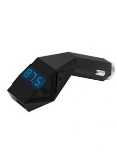 N8 Portable Bluetooth V4.2 Car Kit MP3 Player, FM Transmitter, TF, USB Charger - Black