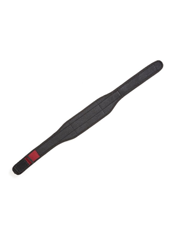 CORENGTH Weight Training Belt with Dual Nylon Closure - Black 