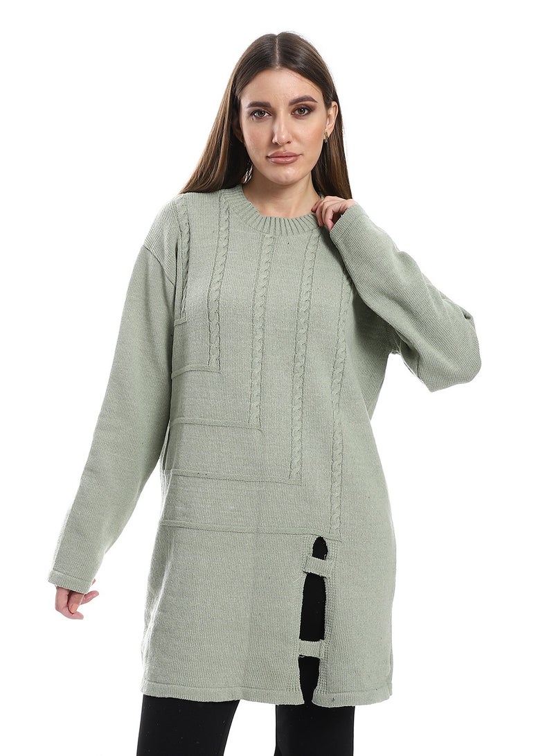 Caesar Women Wool Pullover With Round Neck - Image 1
