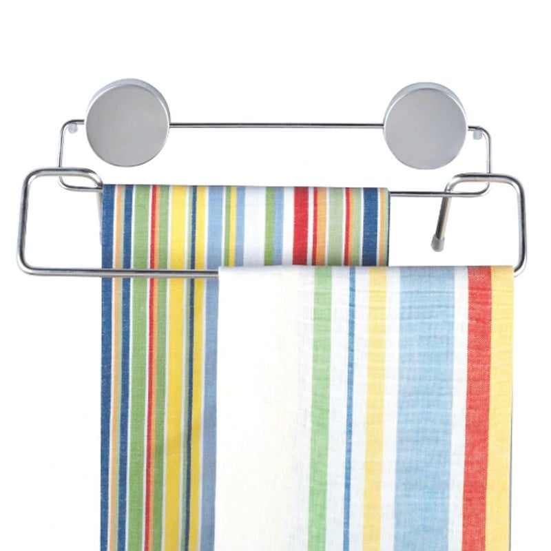 Better Houseware 2409 Magnetic Double Towel Bar Stainless - Image 1