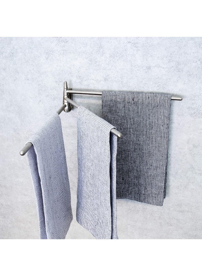 Better Houseware 2409 Magnetic Double Towel Bar Stainless - Image 3