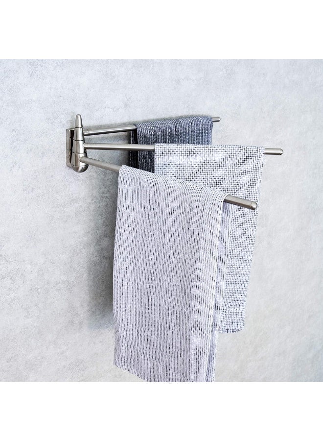 Better Houseware 2409 Magnetic Double Towel Bar Stainless - Image 2