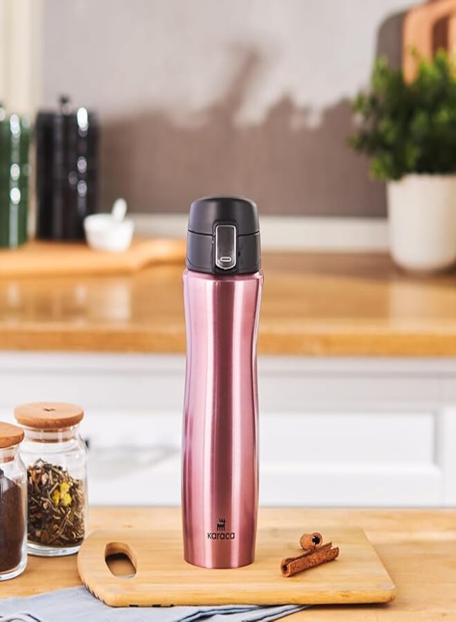 Karaca Jupiter Steel Thermos Leakproof 500 ml Rosegold