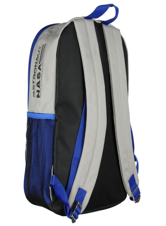 حقيبة ظهر رواد فضاء ناسا مقاس 17 بوصة، مزينة بشعارات خوذة مكوك الفضاء وشعار كرات اللحم، حقيبة كتب مدرسية للسفر للأطفال - Image 4
