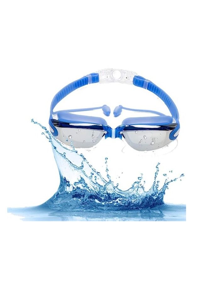 أوريتي نظارات السباحة مقاومة للماء وغطاء مجموعة 4 في 1، عدسات حماية الأشعة فوق البنفسجية 400 واضحة مضادة للضباب - Image 2