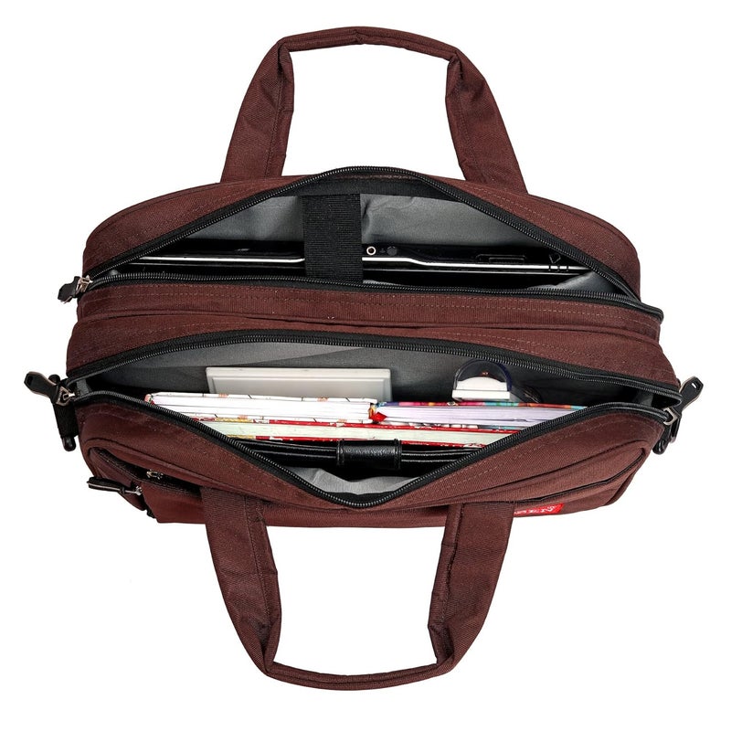 ROZEN حقيبة لابتوب 15.6 بوصة (39.6 سم) حقيبة كتف مهنية للسفر للأعمال للرجال والنساء حقائب رسمية مقاومة للماء - Image 3