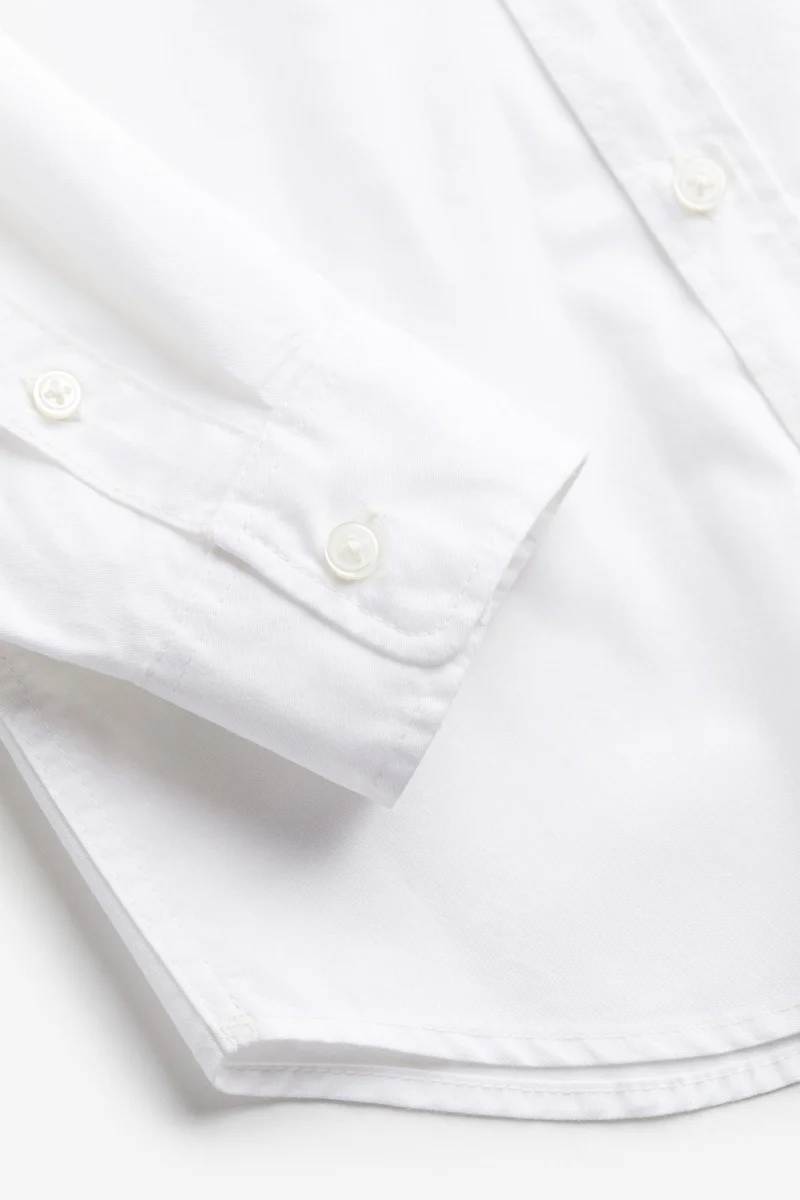 اتش اند ام Long-Sleeved Cotton Shirt