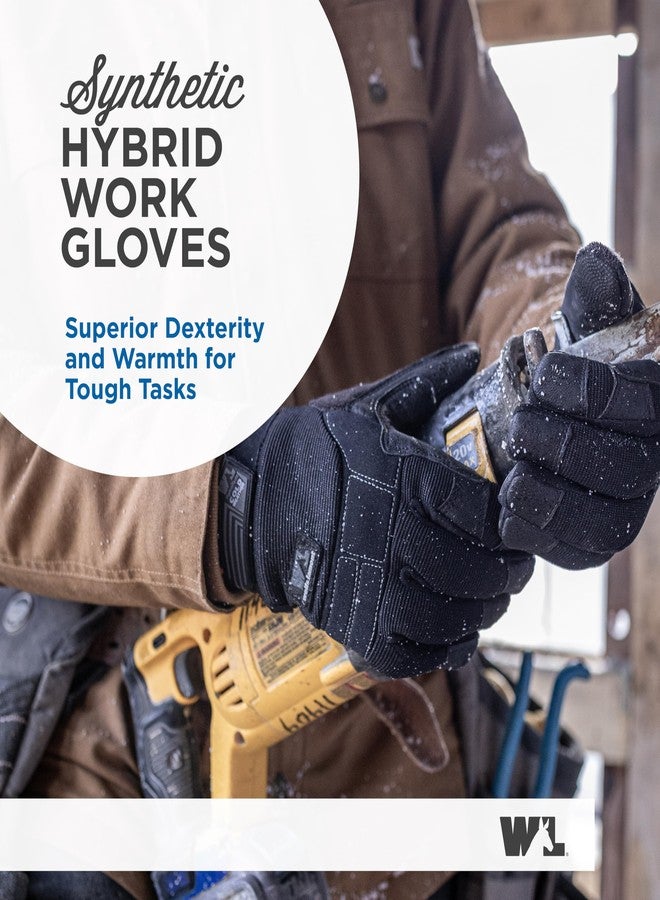 WELLS LAMONT FX3 Men's HydraHyde Leather Palm Winter Work Gloves, Extra Large ( 7854) - Image 3