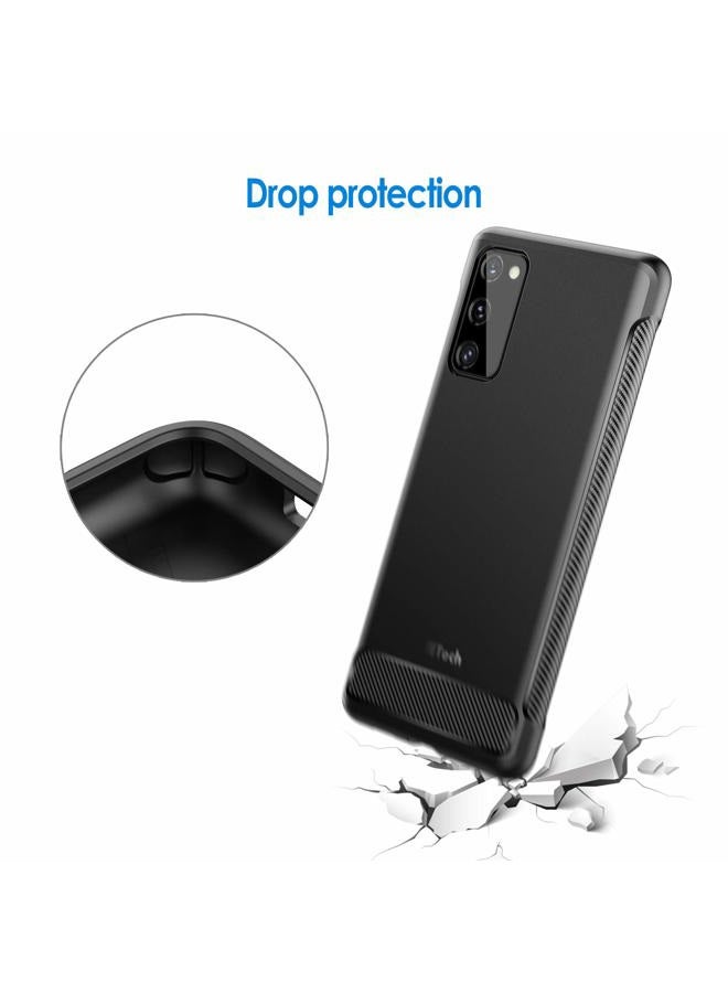 Jetech Slim Fit Case for Samsung Galaxy S20 FE 5G 6.5-Inch, Thin Phone Cover with Shock-Absorption and Carbon Fiber Design (Black) - Image 5