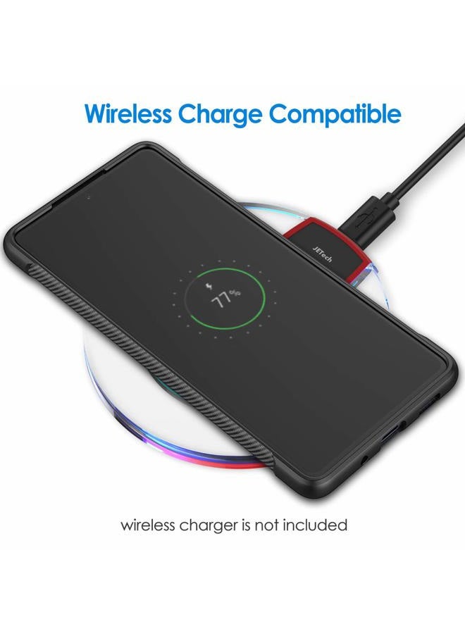 Jetech Slim Fit Case for Samsung Galaxy S20 FE 5G 6.5-Inch, Thin Phone Cover with Shock-Absorption and Carbon Fiber Design (Black) - Image 3