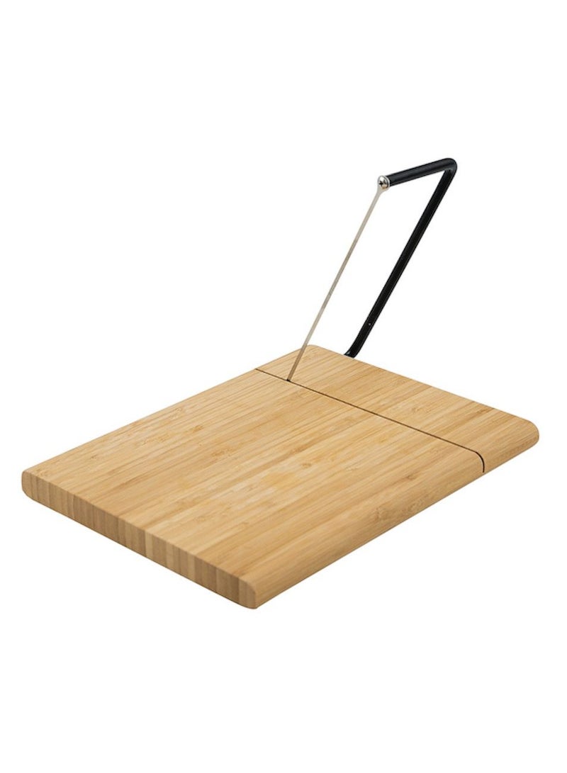 Point-Virgule Bamboo cheese slicer with wire FSC  - Image 1