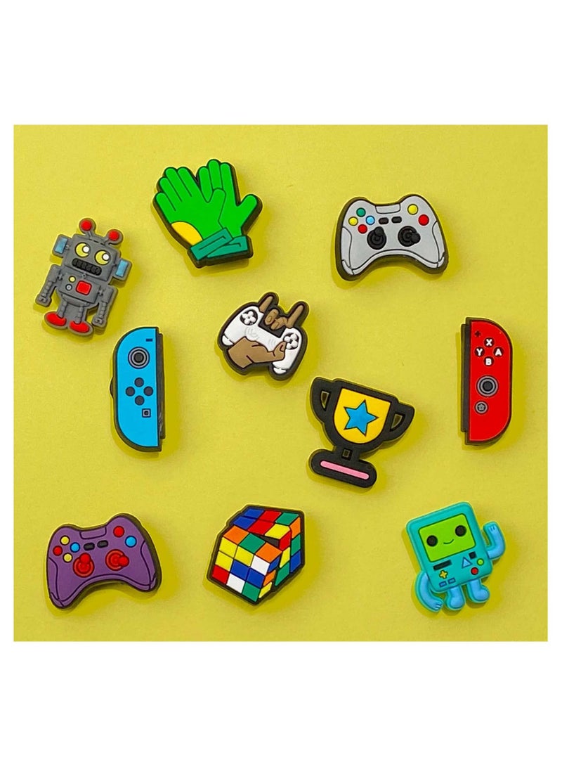 Excefore Shoe Decoration Charms, 21 Pcs Game Shoe Charms, Shoe Charms for Croc Clog Sandals Decoration PVC Croc Pins Accessories, Perfect Gift for Boys Girls Women - Image 3