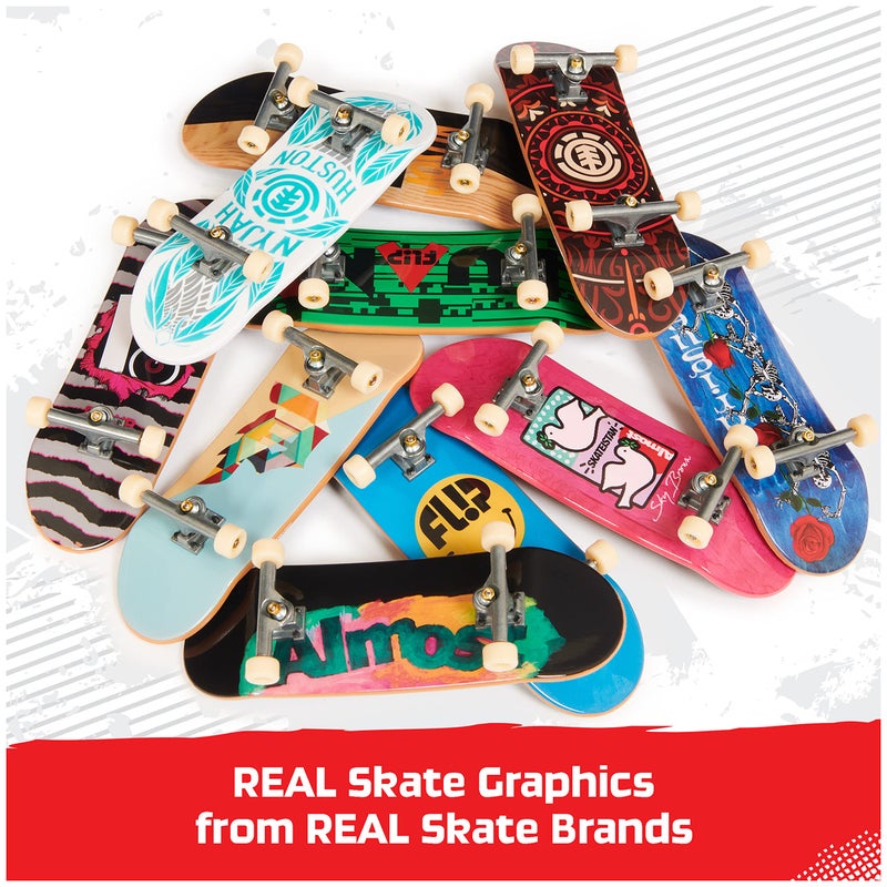 Tech Deck, DLX Pro 10-Pack of Collectible Fingerboards, for Skate Lovers, Kids Toy for Ages 6 and up - Image 3