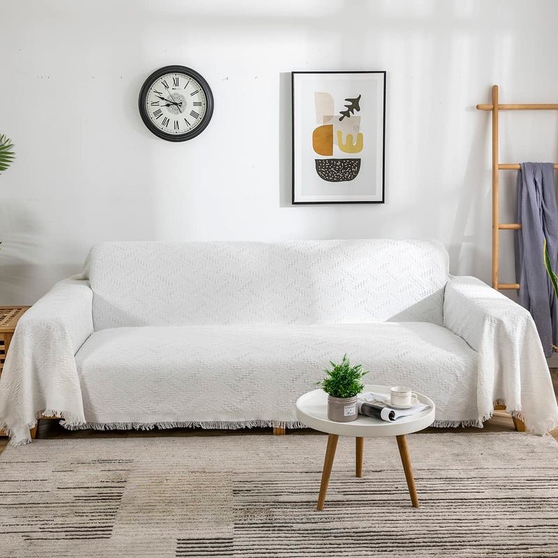 AIVIA Couch Cover Sheet Blanket Oversized for 34 Cushion High Backrest Sofa Furniture Decoration Slipcovers L Shape UShaped Sectional Protector