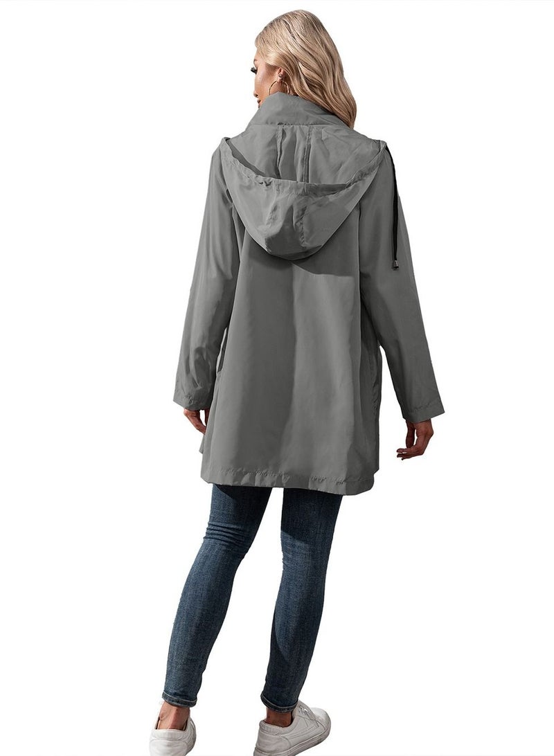 Loquat Outdoor Hooded Waterproof Coat - Image 2