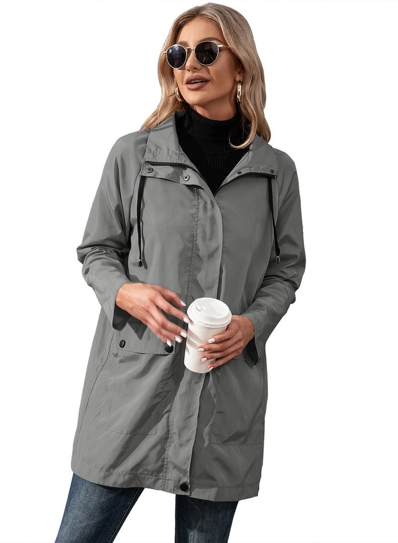 Loquat Outdoor Hooded Waterproof Coat - Image 1