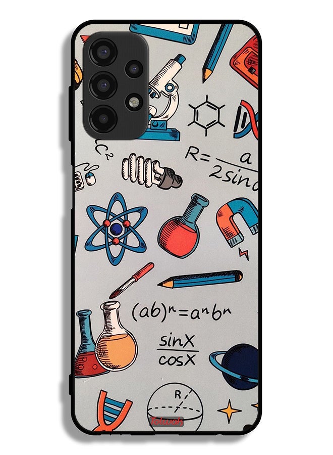 Tolwak Samsung Galaxy A13 4G Protective Case Cover Science Tags - Image 1