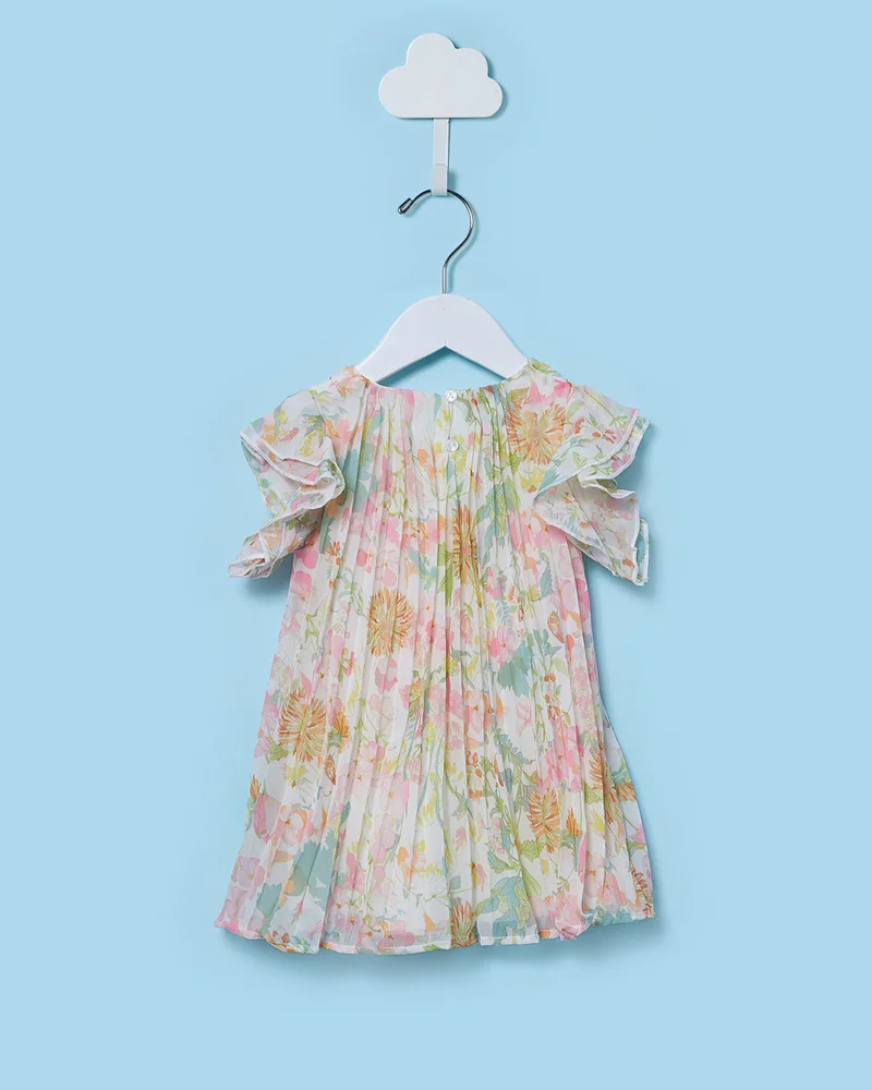 Redtag Infant Girls Assorted and Floral Chiffon Dress