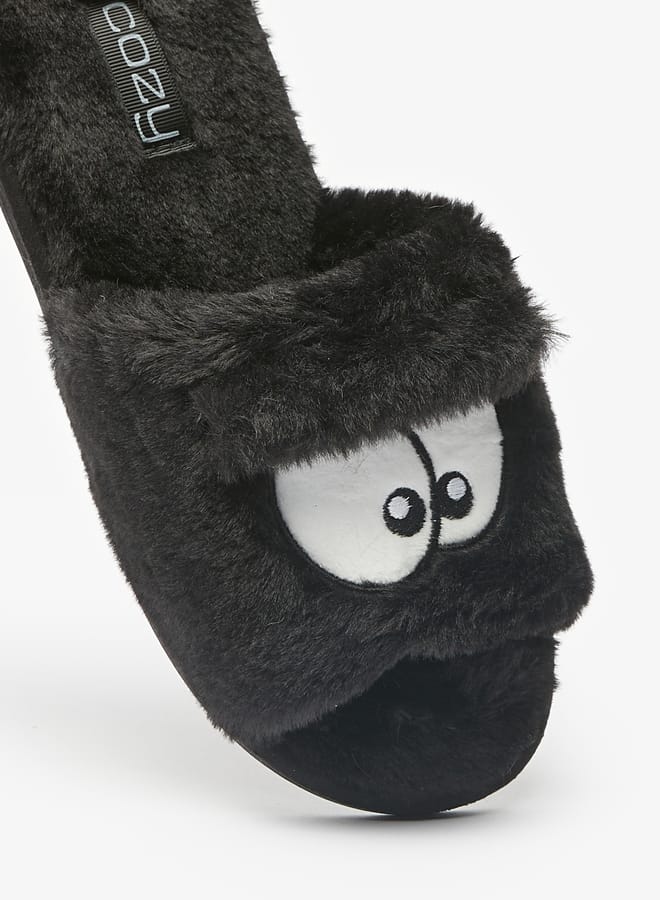 Cozy Women Embroidered Bedroom Slides - Image 4