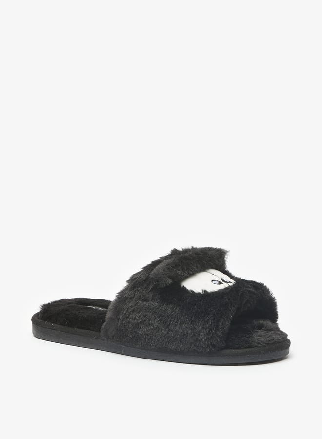 Cozy Women Embroidered Bedroom Slides - Image 2