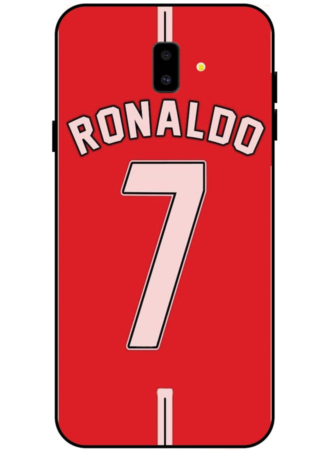 EYE CATCH Protective Case Cover For Samsung Galaxy J6 Plus Smart Series Printed Protective Case Cover for Samsung Galaxy J6 Plus Ronaldo 7 - Image 1