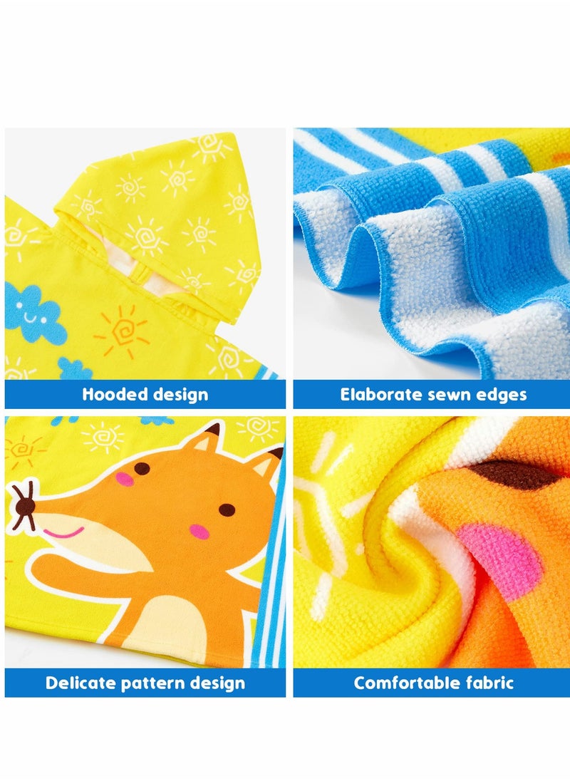 Generic Super Soft Hooded Baby Towel - Extra Absorbent and Cozy Beach & Bath Towels for Infants, Toddlers, Boys and Girls -  and Comfy Poncho Option  - Image 5