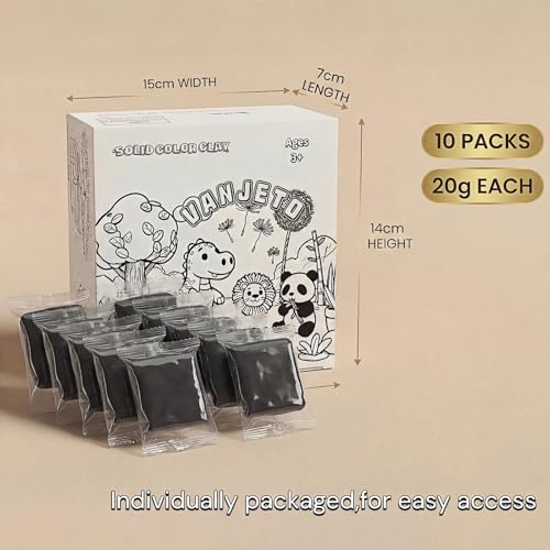 VANJETO Modeling Clay for Kids VANJETO Molding Magic Clay for Kids Air Dry Super Soft Clay for DIY Slime Ultra Light Air Dry Modeling Clay for Toddlers Children Teens 7 OZBag - Image 5