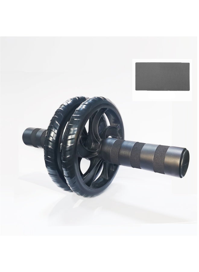 Goolsky Silent Dual-Wheel Ab Roller - PVC & Stainless Steel, Perfect for Core Strength Training & Fitness Enthusiasts, Abdominal Muscle Roller, Exercise Equipment - Image 2