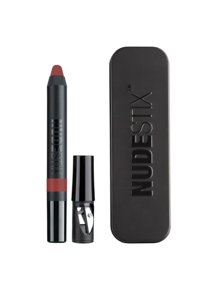 NUDESTIX Magnetic Matte Lip Colour - Burgundy - Image 1