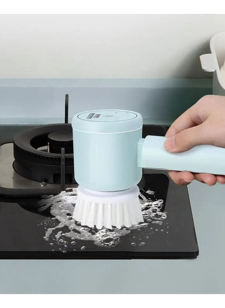 فرشاة تنظيف منزلية 3 في 1 قابلة لإعادة الشحن.فرشاة تنظيف منزلية 3 في 1 قابلة لإعادة الشحن. - Image 3