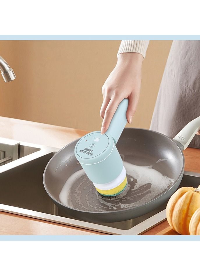 فرشاة تنظيف منزلية 3 في 1 قابلة لإعادة الشحن.فرشاة تنظيف منزلية 3 في 1 قابلة لإعادة الشحن. - Image 4