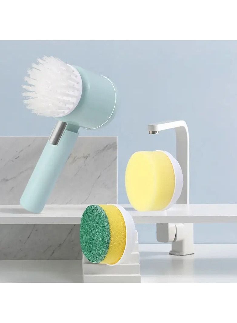 فرشاة تنظيف منزلية 3 في 1 قابلة لإعادة الشحن.فرشاة تنظيف منزلية 3 في 1 قابلة لإعادة الشحن. - Image 2