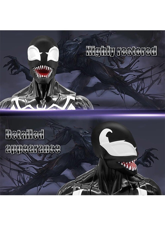 Generic Venom Action Figures, 12 Inch Collectible Articular Mobility Figures Toys for Boys Characters Toys Prefect Gift for Birthday, Children's Day for Kids (Black)  - Image 4