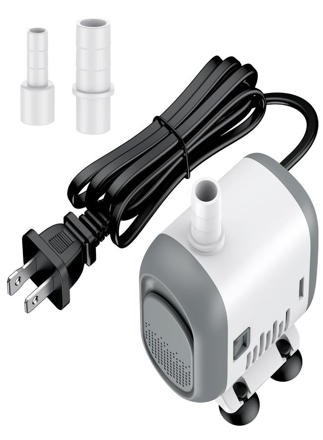 باوفلي مضخة نافورة صغيرة من باوفلاي، مضخة مياه غاطسة بقدرة 240 جالونًا في الساعة، مضخة مياه صغيرة بقدرة 12 واط مع ارتفاع رفع يصل إلى 3.9 قدم، مضخة نافورة مياه هادئة لأحواض أسماك الزينة والشلالات - Image 1