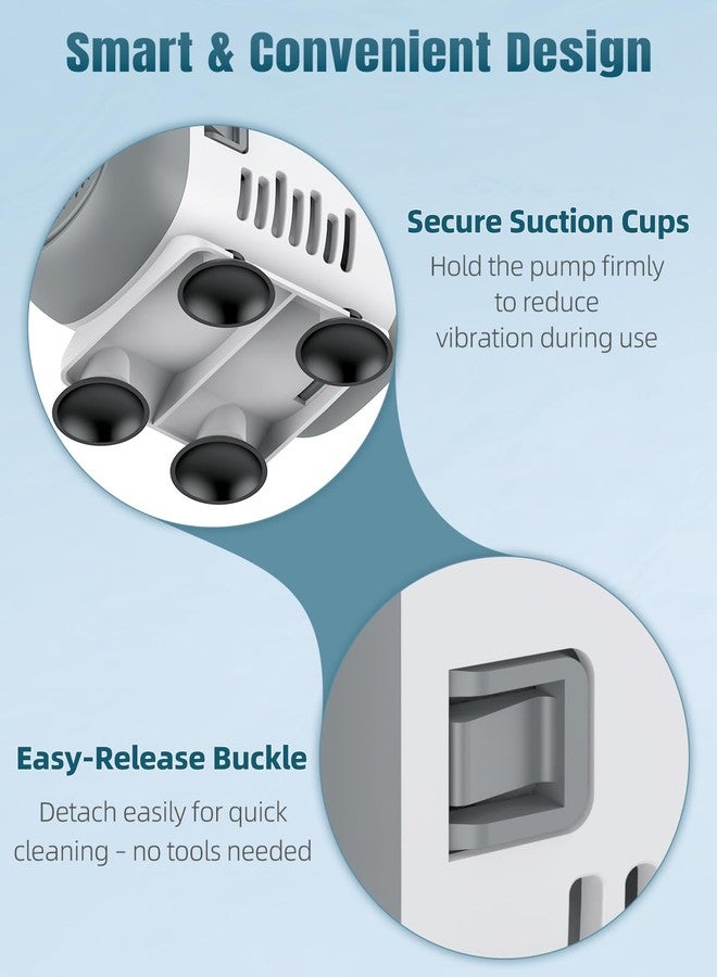 باوفلي مضخة نافورة صغيرة من باوفلاي، مضخة مياه غاطسة بقدرة 240 جالونًا في الساعة، مضخة مياه صغيرة بقدرة 12 واط مع ارتفاع رفع يصل إلى 3.9 قدم، مضخة نافورة مياه هادئة لأحواض أسماك الزينة والشلالات - Image 5
