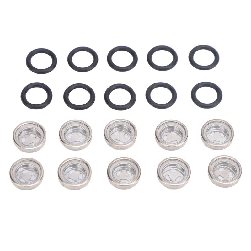 10pcs Brake Master Cylinder Sight Glass with O Ring Motorcycle Brake Master Cylinder Window for Motorcycle ATV Diameter: 18mm / 0.7in - Image 1