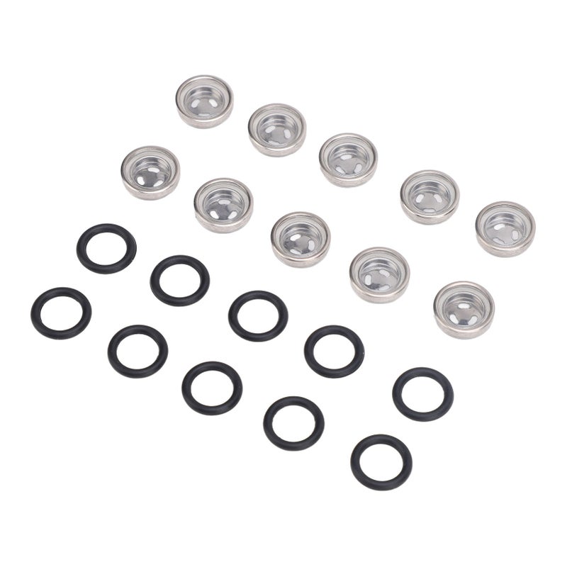 10pcs Brake Master Cylinder Sight Glass with O Ring Motorcycle Brake Master Cylinder Window for Motorcycle ATV Diameter: 18mm / 0.7in - Image 4