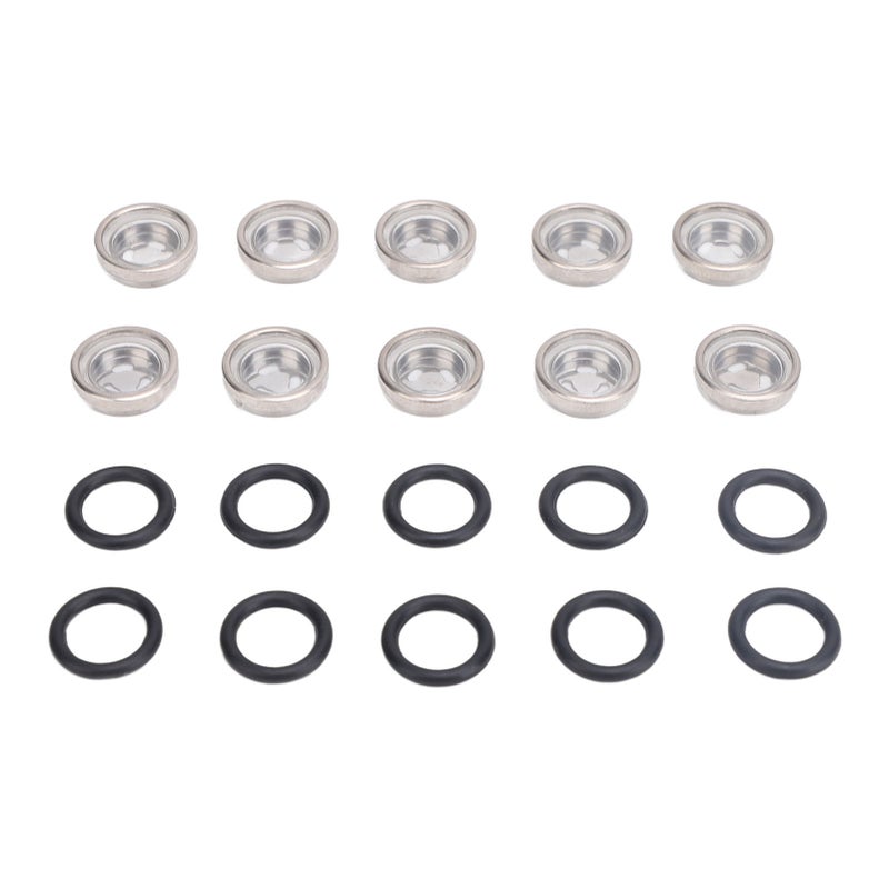 10pcs Brake Master Cylinder Sight Glass with O Ring Motorcycle Brake Master Cylinder Window for Motorcycle ATV Diameter: 18mm / 0.7in - Image 5