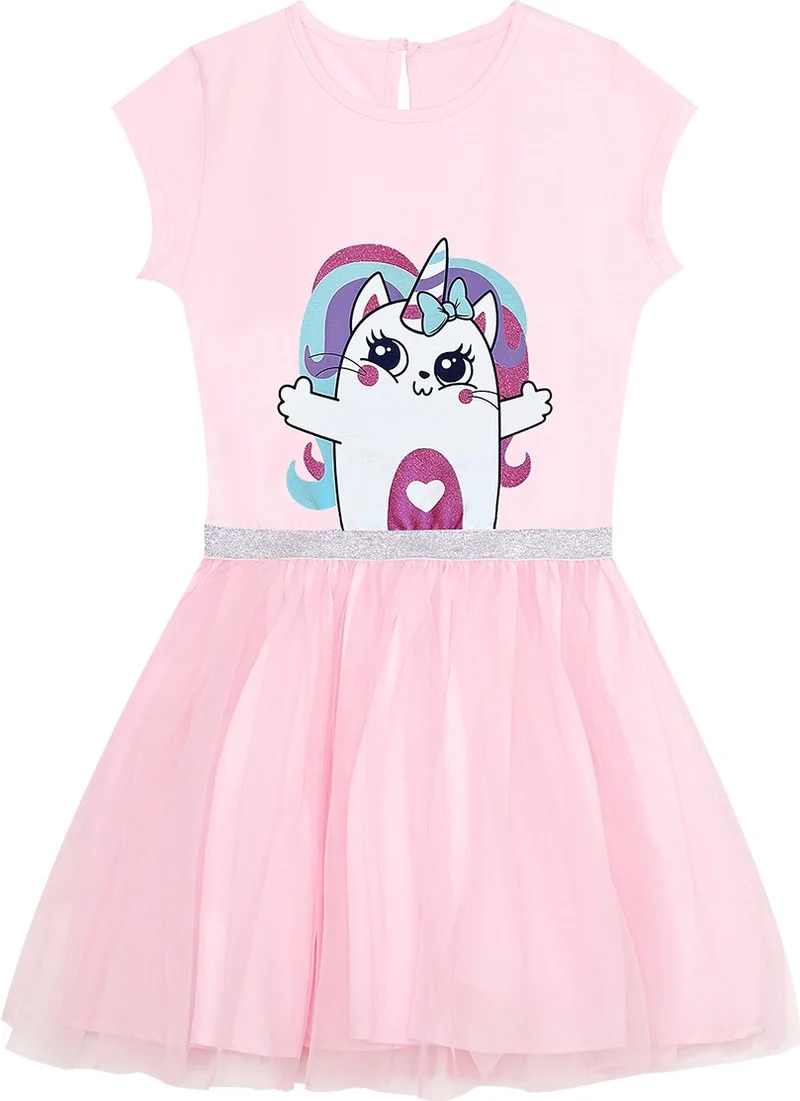 Denokids Graphic Tulle Dress